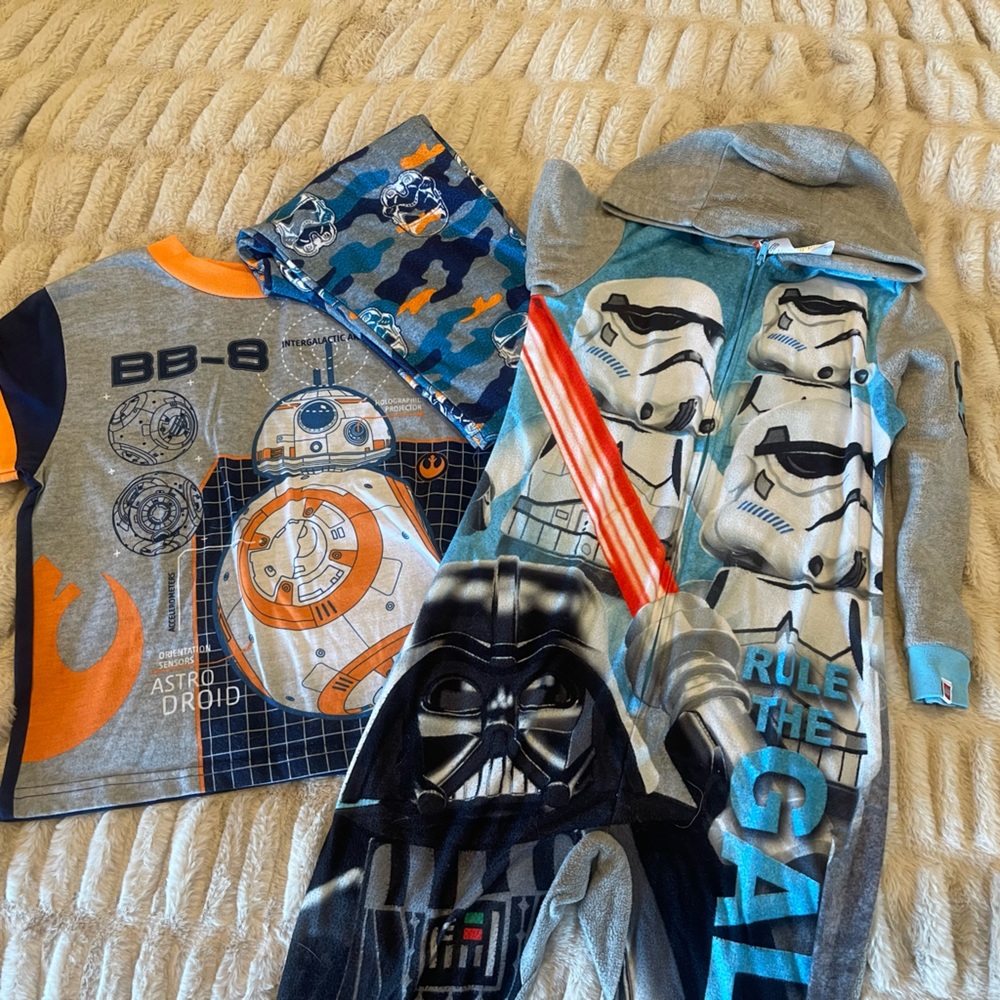 Bundle of boys Star Wars pajamas